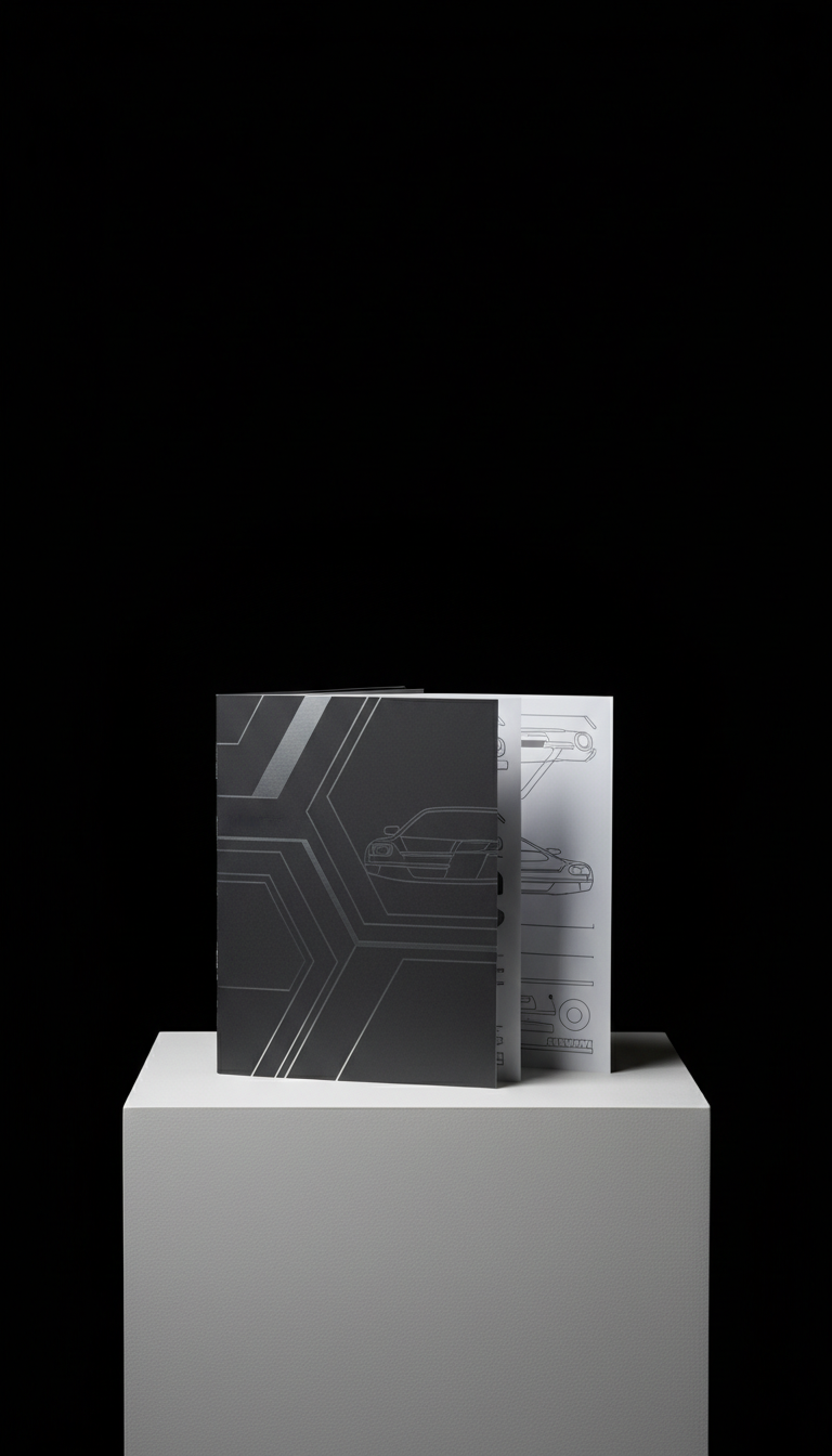 Performance package brochure with bespoke curation