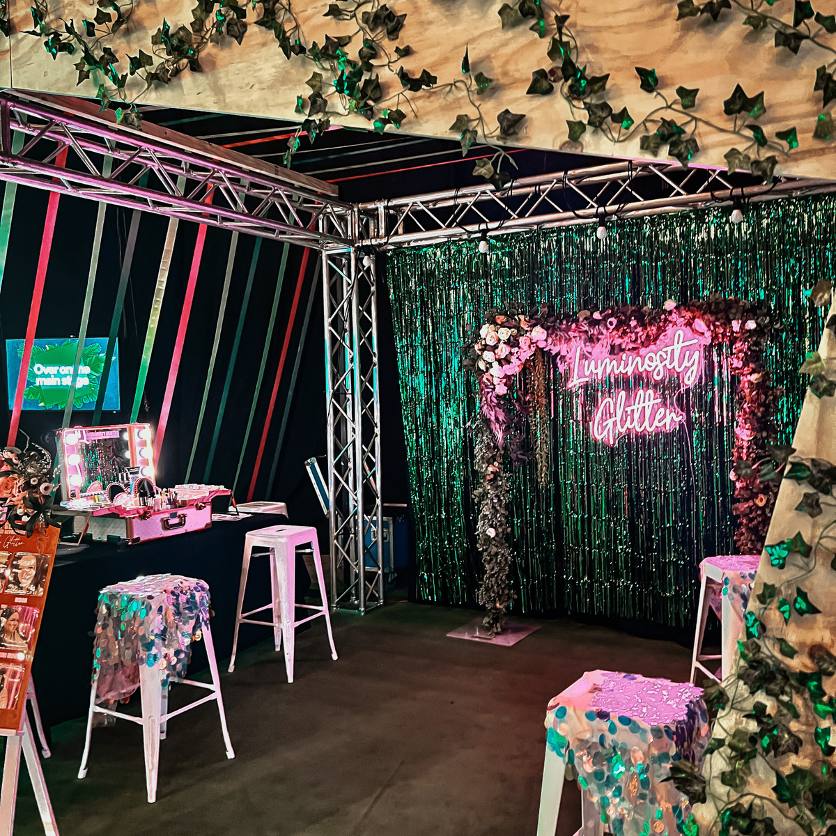 OVO Arena Wembley - Staff Celebration & Glow Up Station